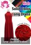 Kids Custom American Armhole long dress / JCp12-solid