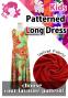 Kids Custom Long Velvet Dress / JCp13-pattern