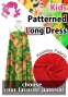 Kids Custom Multi Way Long Dress / JCp135-pattern