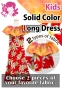 Kids Custom Long Multi Way Dress with Velvet & Koshibo/ JC138-mix