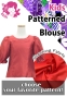 Kids Custom Half-sleeve Blouse with Shantung / JC149-solid