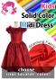 Kids Custom Midi Dress / JCp18-solid