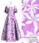 Kids Custom Frill Sleeve Long Dress / JCp23-pattern