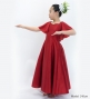 Kids Custom Frill Sleeve Long Dress / JCp23-solid