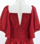 Kids Custom Frill Sleeve Long Dress / JCp23-solid