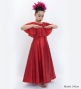 Kids Custom Cape Long Dress / JCp25-solid