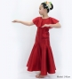 Kids Custom ruffled collar Long Dress / JCp28-pattern