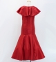 Kids Custom ruffled collar Long Dress / JCp28-pattern
