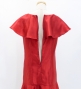 Kids Custom ruffled collar Long Dress / JCp28-pattern