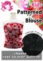 Kids Custom Blouse with Velvet / JCp32-pattern