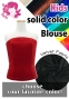 Kids Custom Blouse with Velvet / JCp32-solid