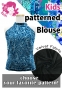 Kids Custom American Armhole Blouse with Velvet / JCp33-pattern