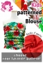 Kids Custom Drape Blouse with Shantung / JCp34-pattern