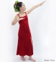 Kids Custom Long Slit Dress with Velvet / JCp41-pattern