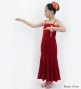 Kids Custom Long Velvet Dress / JCp42-solid
