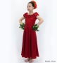 Kids Long Off Shoulder Dress / JCp43-pattern