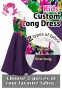 Kids Custom One Shoulder Long Dress / JCp44-mix