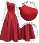 Kids Custom One Shoulder Long Dress / JCp44-mix