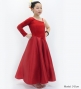 Kids Custom One Shoulder Long sleeve Dress / JCp46-mix