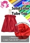 Kids Custom Shantung Tube Top / JCp66-solid