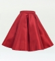 Kids Custom Midi Shantung Circular Skirt (360 degrees)/ JCp68-pattern