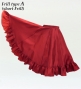 Kids Custom Long Frill Shantung Circular Skirt (360 degrees) / JCp71-pattern