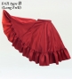 Kids Custom Long Frill Shantung Circular Skirt (360 degrees) / JCp71-pattern