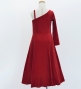 Kids Custom One Shoulder Long sleeve Dress / JCp72-pattern