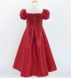 Kids Custom Puff Sleeve Long Dress / JCp75-solid