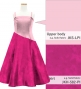 Kids Custom Long Dress with Velvet & Shantung / JCp85-mix