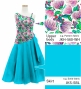 Kids Custom One Shoulder Long Dress / JCp94-mix
