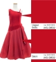 Kids Custom One Shoulder Long Dress / JCp94-mix