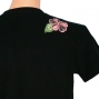 Hula Print T-shirt / Hibiscus & Tiare / Black / JT790b