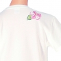 Hula Print T-shirt / Hibiscus & Tiare / White / JT790w