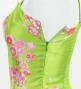 Japan Fabric Long Dress with Cherry Blossom Print / Shantung / Light Green / JW001lgr