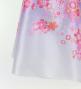 Japan Fabric Long Dress with Cherry Blossom Print / Shantung / Light Purple / JW001lpu