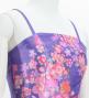 Japan Fabric Long Dress with Cherry Blossom Print / Shantung / Light Purple / JW001lpu