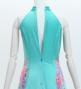 Japan Fabric Long Dress with Cherry Blossom Print / Velvet / Light Blue / JW002lbl