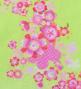 Japan Fabric Long Dress with Cherry Blossom Print / Velvet / Light Green / JW002lgr
