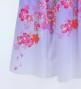 Japan Fabric Long Dress with Cherry Blossom Print / Velvet / Light Purple / JW002lpu