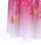Japan Fabric Long Dress with Cherry Blossom Print / Velvet / Red / JW002rd