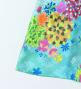 Japan Fabric Long Dress with Chrysanthemum & Plum Blossom & Cherry Blossom Print / Shantung / Light Blue / JW003lbl