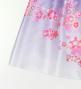 Kids Japan Fabric Long Dress with Cherry Blossom Print / Shantung / Light Purple / JWp001lpu