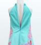 Kids Japan Fabric Long Dress with Cherry Blossom Print / Velvet / Light Blue / JWp002lbl
