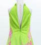 Kids Japan Fabric Long Dress with Cherry Blossom Print / Velvet / Light Green / JWp002lgr