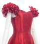 [Gradation]Custom Long Dress With 3gather Frill Puff Sleeves/ Design-Gradation / JC107-gradation-D
