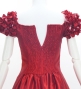 [Gradation]Custom Long Dress With 3gather Frill Puff Sleeves/ Design-Gradation / JC107-gradation-D
