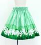 Hula Kids Shantung Pa'u Skirt with Tiare & Kahiko Print / Luxury Collection / Jp100gr
