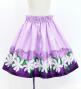 Hula Kids Shantung Pa'u Skirt with Tiare & Kahiko Print / Luxury Collection / Jp100pu