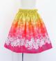 Hula Kids Shantung Pa'u Skirt with Lokelani Print / Luxury Collection / Jp102-2